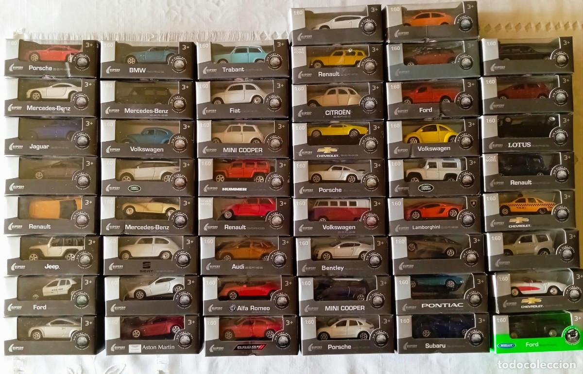 Coches a escala: Colecci&oacute;n Coches Legendarios Del Prado 1:43 (2001-2003) - Lote 50 Coches Welly / Super9 + Fasc&iacute;culos