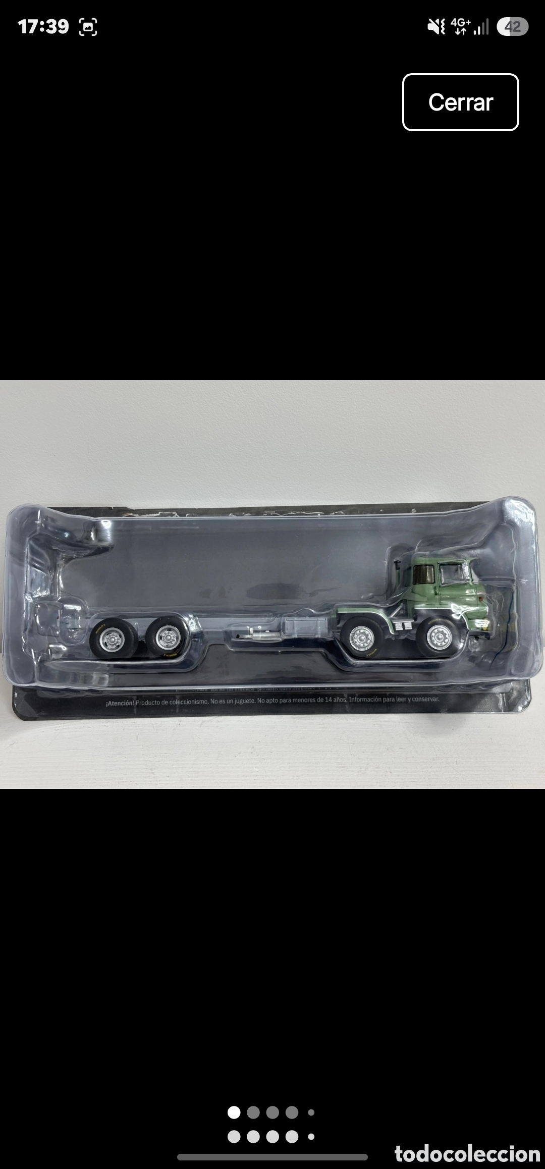 Coches a escala: Cami&oacute;n Barreiros Montblanc escala 1/43