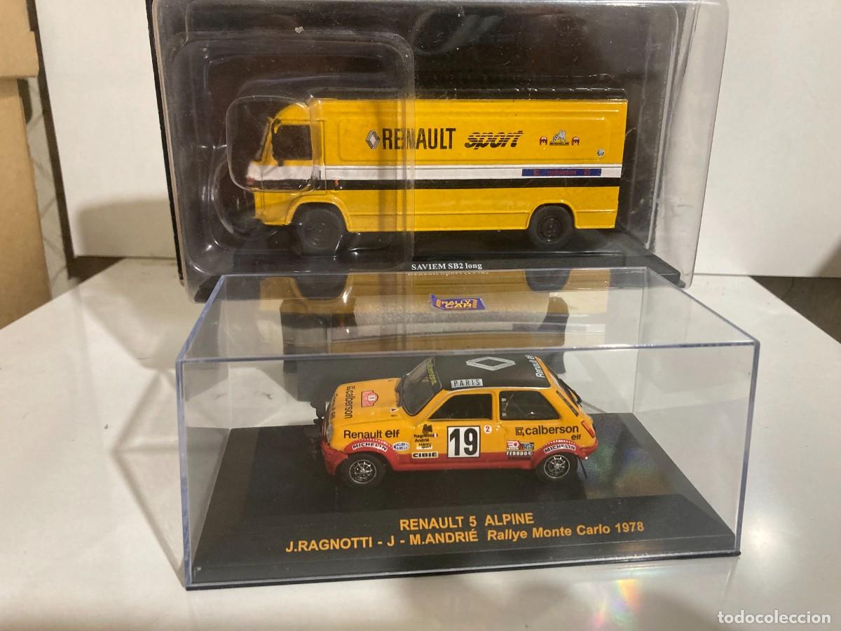 Coches a escala: ASISTENCIA, AR1/43, RENAULT SPORT, SAVIEM SB2 LARGO RENAULT SPORT, RENUALT 5 ALPINE N&ordm;19 J.RAGNOTTI