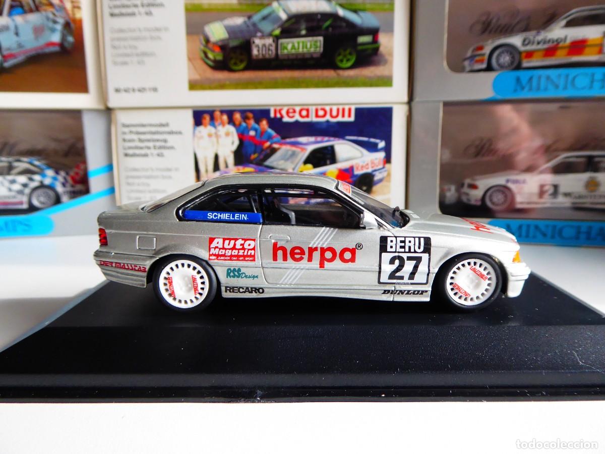 Coches a escala: 1/43 Minichamps BMW 325i E36 Coupe Herpa Auto Magazin #27 Lautner DTT 1994 Schielein