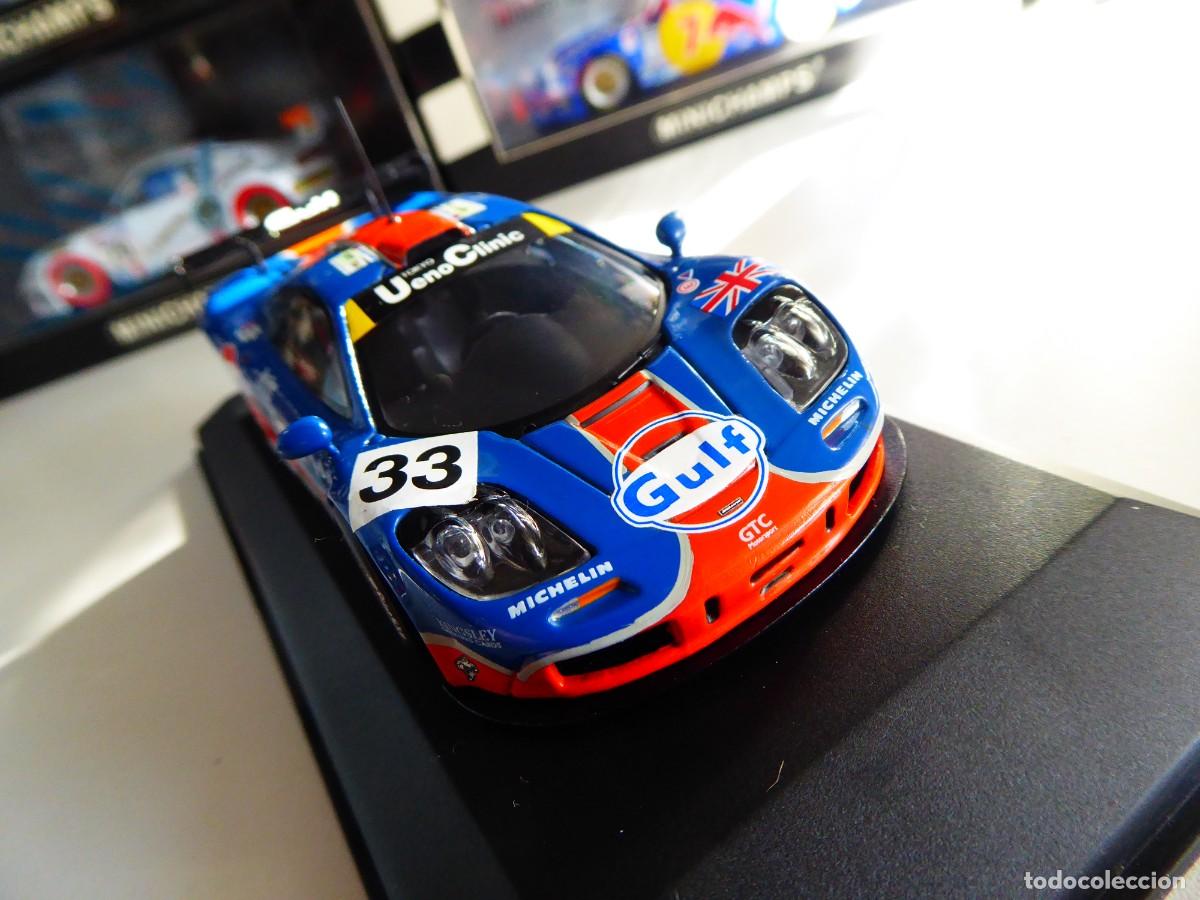 Coches a escala: 1/43 Minichamps McLaren F1 GTR #33 Gulf 24H Le Mans 1996 Limited Edition Weaver Lehto