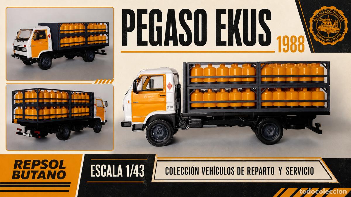 Coches a escala: Pegaso Ekus 1988 Repsol