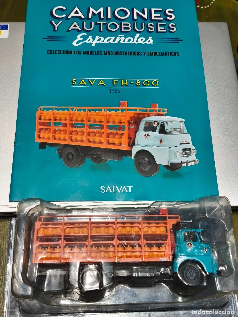 Model Cars: Sava FH-800.(1965). Escala 1/43. Salvat. Camiones y autobuses espa&ntilde;oles. Con fasc&iacute;culo.