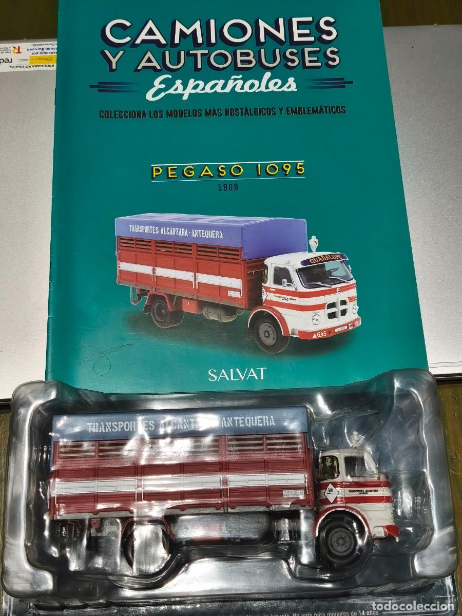 Coches a escala: Pegaso 1095 (1969).Escala 1/43. Salvat. Camiones y autobuses espa&ntilde;oles. Con fasc&iacute;culo