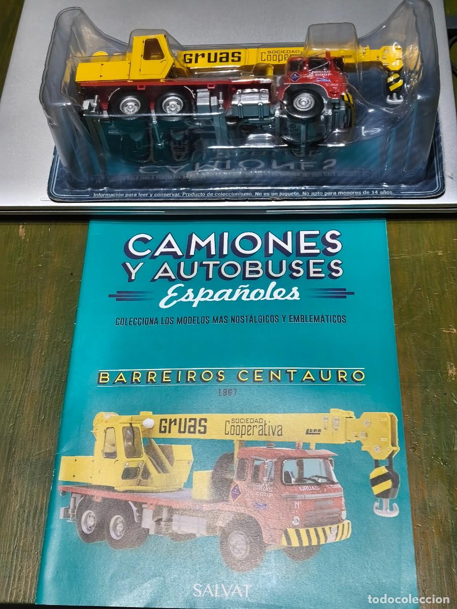 Coches a escala: Barreiros Centauro (1967) Escala 1/43. Salvat. Camiones y autobuses espa&ntilde;oles. Con fasc&iacute;culo