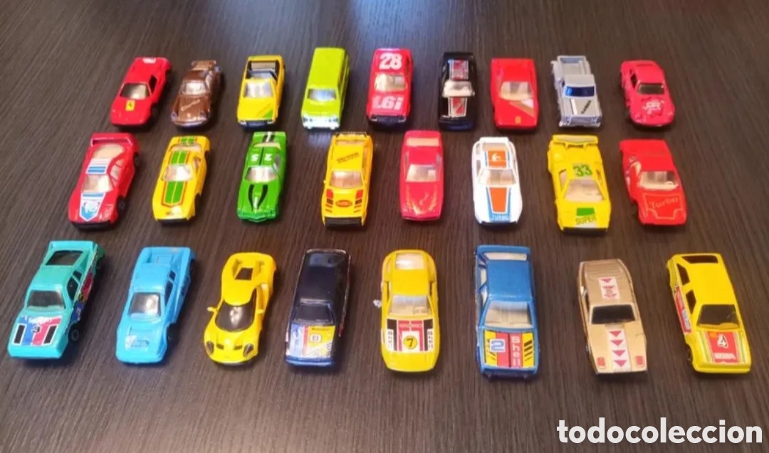 Coches a escala: Antiguo Lote Coches Juguete