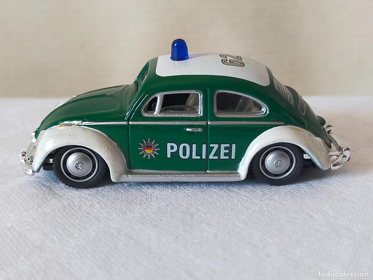 Coches a escala: SCHUCO - VOLKSWAGEN Beetle (Escarabajo) Polizei - Escala 1/72