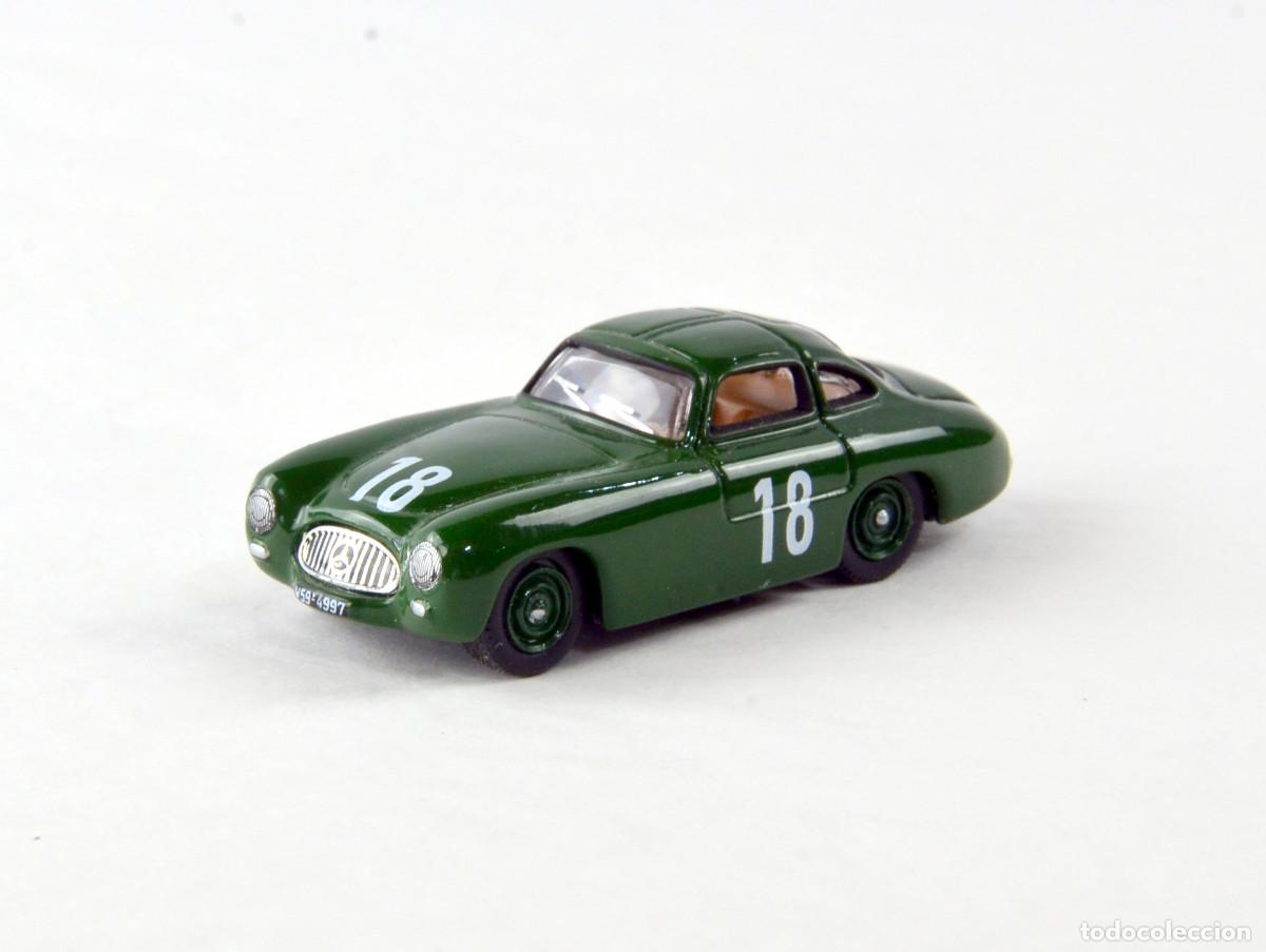 Coches a escala: Schuco Escala 1:72 Mercedes Benz 300SL Carrera Verde