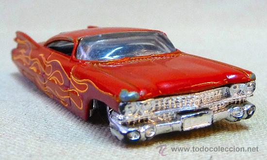 Auto in scala Hot Wheels: AUTOMOVIL, CADILLAC 59, CUSTOM, FABRICADO POR HOT WHEELS, TAILANDIA