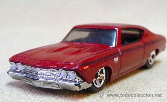 Auto in scala Hot Wheels: AUTOMOVIL, CHEVELLE SS 396, DEL 69, FABRICADO POR HOT WHEELS, MALAYSIA