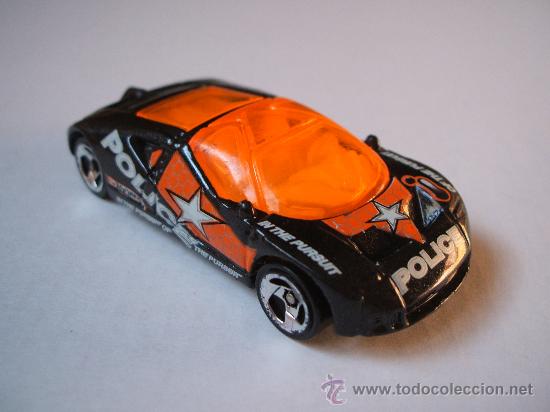 Model cars Hot Wheels: ford gt 90 police, marca hot wheels, escala 1:64 aprox