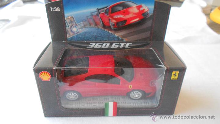Coches a escala Hot Wheels: VINTAGE FERRARI 360 GTC HOT WHEELS 1/38 HOTWHEELS SHELL V-POWER - Foto 1