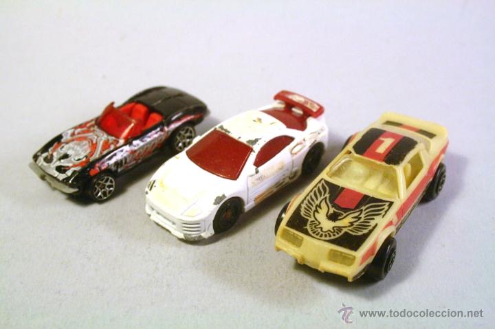Model cars Hot Wheels: Lote de 3 coches met&aacute;licos Escala aprox. 1/55. Ver descripci&oacute;n.