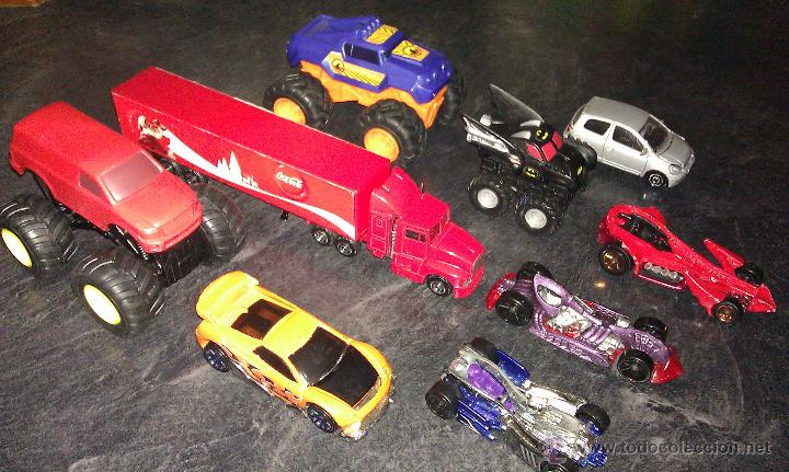 Model cars Hot Wheels: LOTE DE 8 COCHES (7 HOT WHEELS Y 1 MAJORETTE) Y UN CAMI&Oacute;N DE COCA COLA -  HOTWHEELS - COCACOLA -