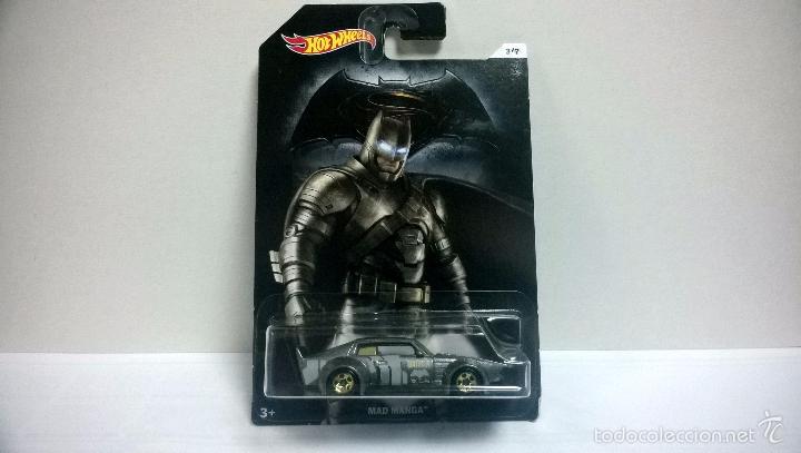 Carros em escala Hot Wheels: MAD MANGA BATMAN V SUPERMAN - HOT WHEELS MATTEL DC COMICS ESCALA 1:64 APROX. COCHE MINIATURA