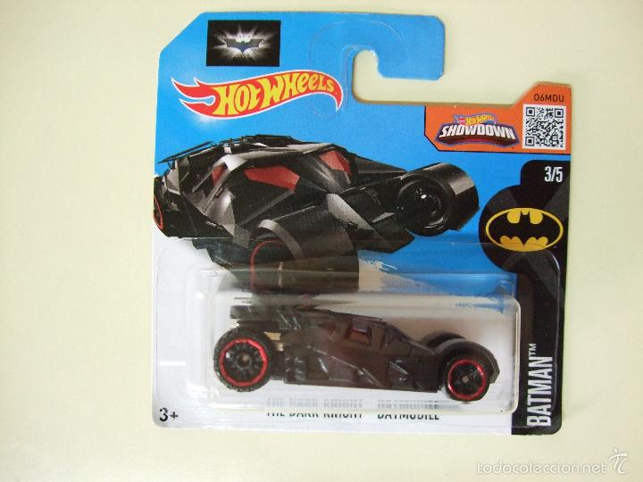 Carros em escala Hot Wheels: THE DARK KNIGHT BATMOBILE BATM&Oacute;VIL NEGRO - HOT WHEELS MATTEL BATMAN 2016 DC COMICS ESCALA 1:64 COCHE