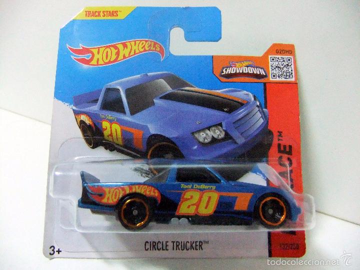 Model cars Hot Wheels: CIRCLE TRUCKER TONI DEBERRY - HOT WHEELS MATTEL HW RACE 2015 ESCALA 1:64 - COCHE AUTO TRACK STARS