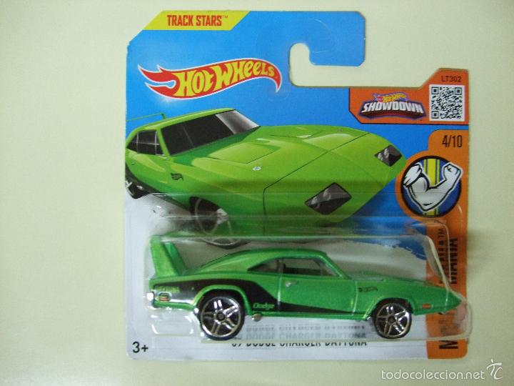 Voitures miniatures Hot Wheels: &acute;69 DODGE CHARGER DAYTONA 1969 - HOT WHEELS MATTEL MUSCLE MANIA 2016 ESCALA 1:64 - COCHE TRACK STARS