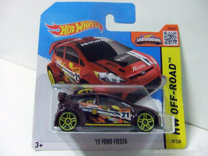 Carros em escala Hot Wheels: &acute;12 FORD FIESTA 2012 - HOT WHEELS MATTEL HW OFF-ROAD A&Ntilde;O 2015 ESCALA 1:64 - COCHE AUTOM&Oacute;VIL