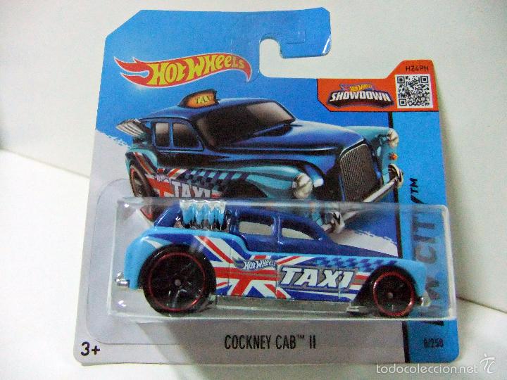 Model cars Hot Wheels: COCKNEY CAB II TAXI - HOT WHEELS MATTEL HW CITY 2015 ESCALA 1:64 - COCHE MINIATURA AUTOM&Oacute;VIL