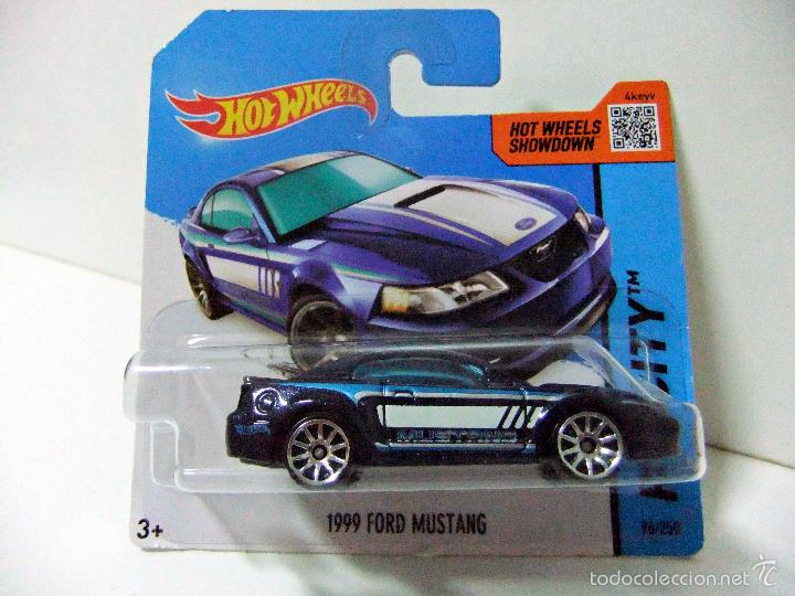 Auto in scala Hot Wheels: 1999 FORD MUSTANG - HOT WHEELS MATTEL HW CITY A&Ntilde;O 2014 - ESCALA 1:64 - COCHE MINIATURA DEPORTIVO