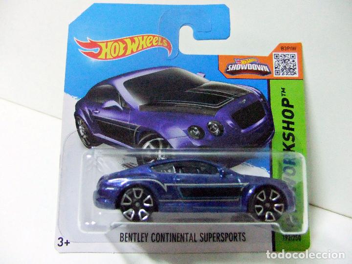 Auto in scala Hot Wheels: BENTLEY CONTINENTAL SUPERSPORTS HOT WHEELS MATTEL HW WORKSHOP 2015 - ESCALA 1:64 COCHE AUTO JUGUETE