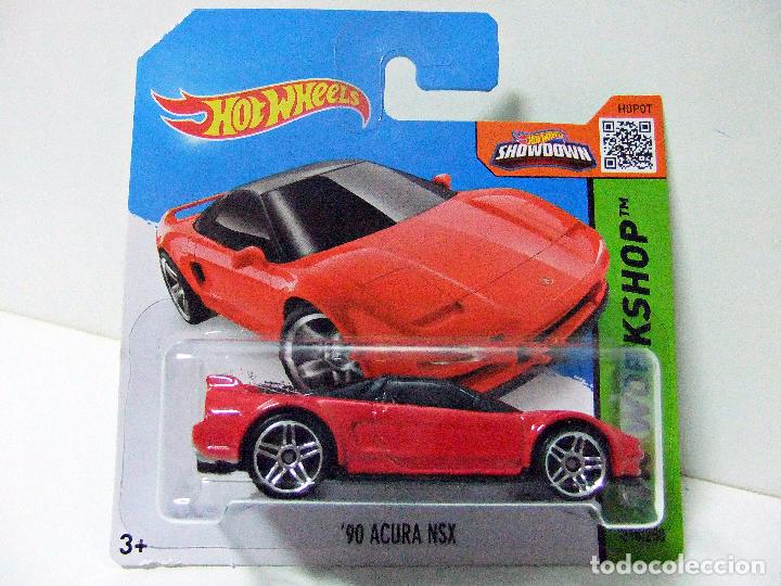 Auto in scala Hot Wheels: &acute;90 ACURA NSX 1990 - HOT WHEELS MATTEL HW WORKSHOP 2015 - ESCALA 1:64 - COCHE MINIATURA AUTO HONDA
