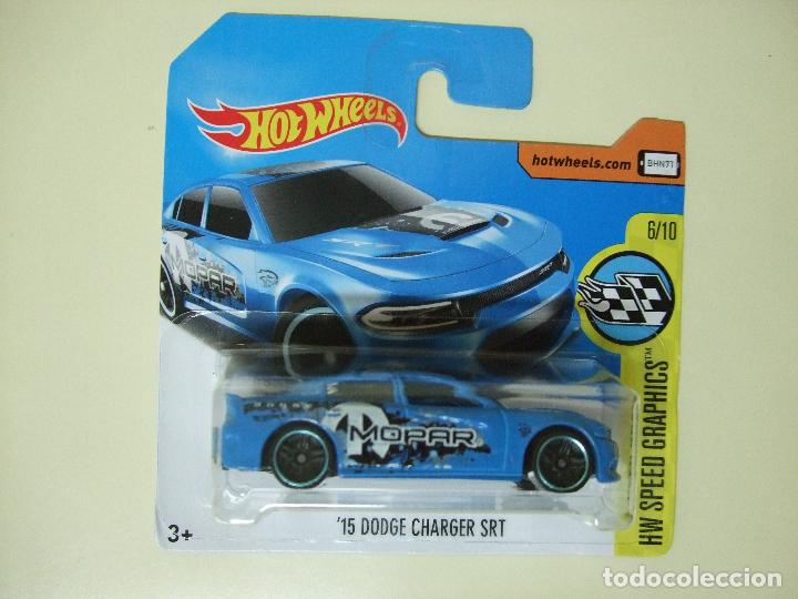 Carros em escala Hot Wheels: &acute;15 DODGE CHARGER SRT 2015 MOPAR - HOT WHEELS MATTEL HW SPEED GRAPHICS 2017 - ESCALA 1:64 - COCHE