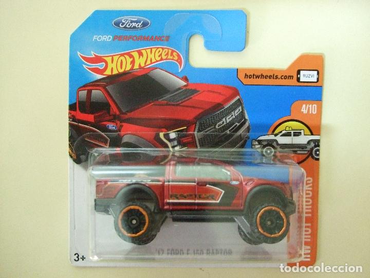 Auto in scala Hot Wheels: &acute;17 FORD F-150 RAPTOR 2017 - HOT WHEELS HW HOT TRUCKS 2017 - ESCALA 1:64 COCHE PICK UP PICKUP F150