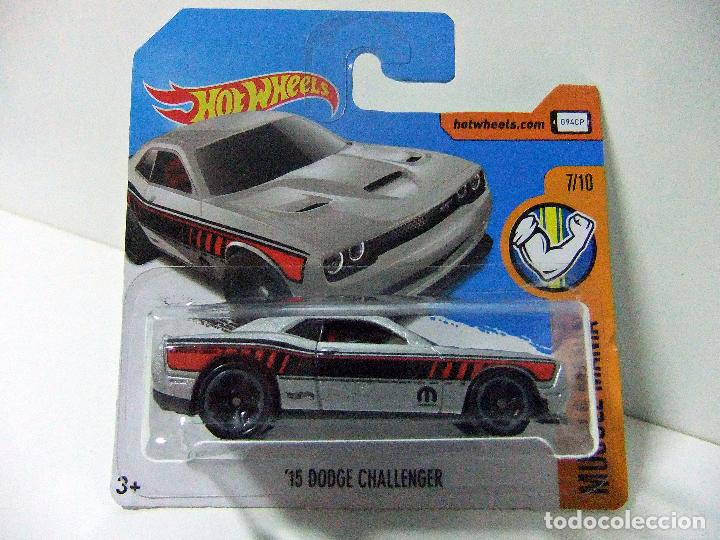Auto in scala Hot Wheels: &acute;15 DODGE CHALLENGER MOPAR 2015 HOT WHEELS MATTEL MUSCLE MANIA 2017 ESCALA 1:64 COCHE MINIATURA AUTO