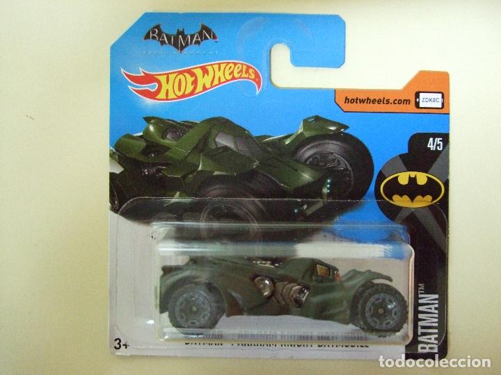 Voitures miniatures Hot Wheels: BATMAN ARKHAM KNIGHT BATMOBILE BATM&Oacute;VIL - HOT WHEELS MATTEL DC COMICS 4/5 2017 - COCHE 1:64 VERDE