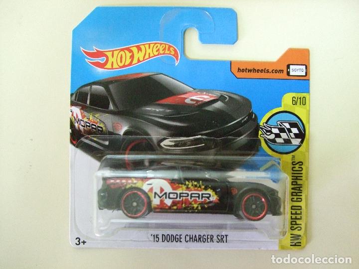 Auto in scala Hot Wheels: &acute;15 DODGE CHARGER SRT 2015 MOPAR - HOT WHEELS MATTEL HW SPEED GRAPHICS 2017 - ESCALA 1:64 - COCHE