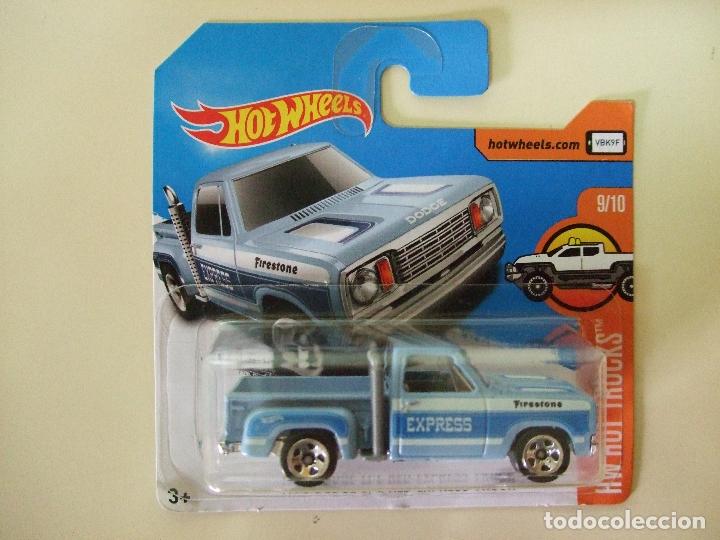 Auto in scala Hot Wheels: 1978 DODGE LI&acute;L RED EXPRESS TRUCK - HOT WHEELS MATTEL HW HOT TRUCKS 2017 - COCHE 1:64 PICKUP PICK UP