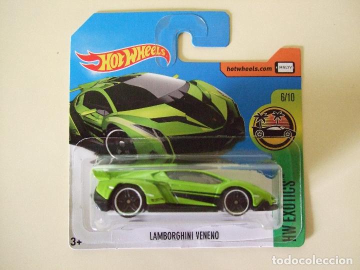 Model cars Hot Wheels: LAMBORGHINI VENENO - HOT WHEELS MATTEL HW EXOTICS 6/10 A&Ntilde;O 2017 ESCALA 1:64 - COCHE AUTO DEPORTIVO