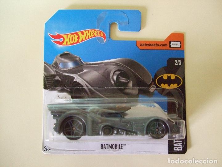 Carros em escala Hot Wheels: BATMOBILE - HOT WHEELS MATTEL BATMAN 2017 - ESCALA 1:64 - BATM&Oacute;VIL GRIS AUTOM&Oacute;VIL COCHE DC COMICS HW