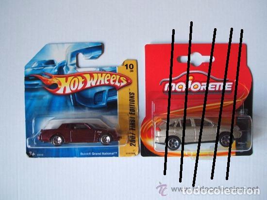 Model cars Hot Wheels: buick grand national 2007 first editionsde hot wheels,lexus rx 400h de majorette.escala 1:64 aprox
