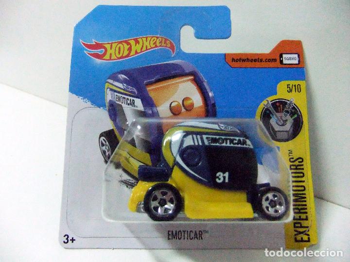 Model cars Hot Wheels: EMOTICAR - HOT WHEELS MATTEL EXPERIMOTORS 2017 - ESCALA 1:64 - COCHE EMOTICONO AUTOM&Oacute;VIL