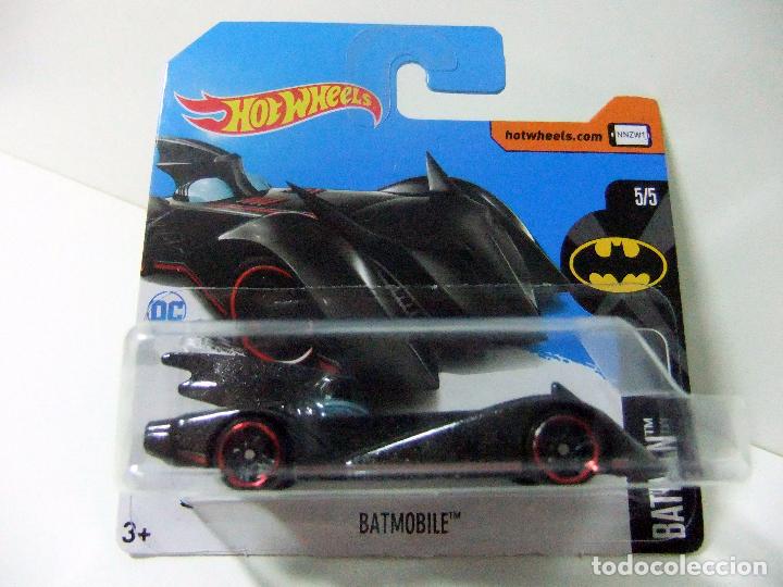 Carros em escala Hot Wheels: BATMOBILE BATMAN BATM&Oacute;VIL - HOT WHEELS MATTEL DC COMICS A&Ntilde;O 2017 - ESCALA 1:64 COCHE SUPERH&Eacute;ROE