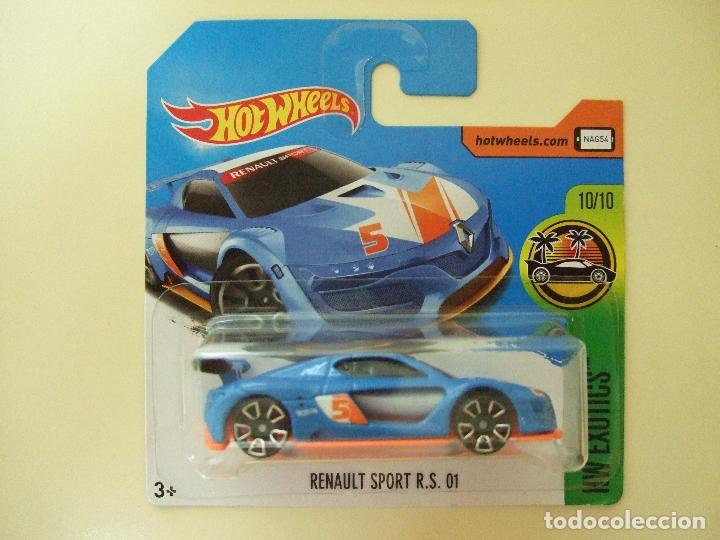Carros em escala Hot Wheels: RENAULT SPORT R.S. RS 01 - HOT WHEELS MATTEL HW EXOTICS 2017 ESCALA 1:64 - COCHE MINIATURA AUTO