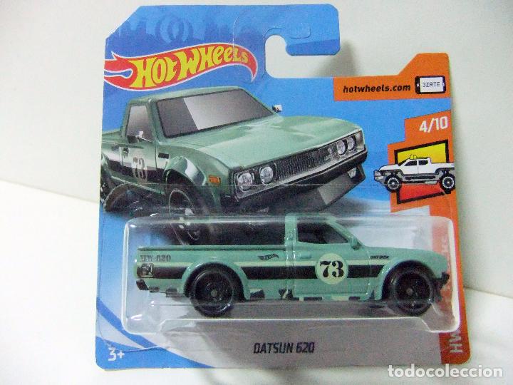 Modellautos Hot Wheels: DATSUN 620 - HOT WHEELS MATTEL HW HOT TRUCKS A&Ntilde;O 2018 ESCALA 1:64 - COCHE AUTOM&Oacute;VIL PICK UP PICKUP