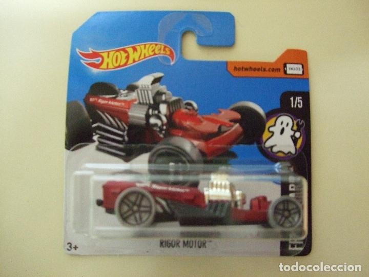 Auto in scala Hot Wheels: RIGOR MOTOR - HOT WHEELS FRIGHT CARS 2017 MATTEL ESCALA 1:64 - COCHE HOT ROD AUTOM&Oacute;VIL