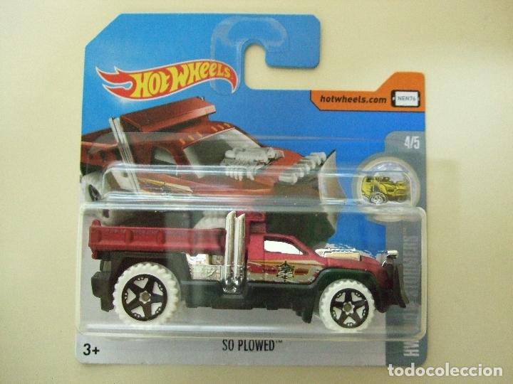 Auto in scala Hot Wheels: SO PLOWED - HOT WHEELS MATTEL HW SNOW STORMERS 2017 ESCALA 1:64 - CAMI&Oacute;N QUITANIEVES PICKUP COCHE