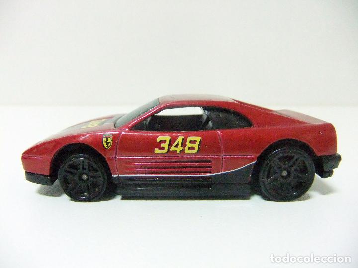 Model cars Hot Wheels: FERRARI 348 - HOT WHEELS HW &copy; 1990 MATTEL - ESCALA 1:64 APROX. - COCHE DEPORTIVO AUTOM&Oacute;VIL MINIATURA