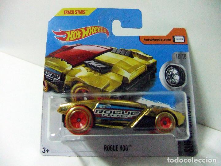Carros em escala Hot Wheels: ROGUE HOG - HOT WHEELS MATTEL SUPER CHROMES 2017 ESCALA 1:64 COCHE CROMADO AUTOM&Oacute;VIL TRACK STARS