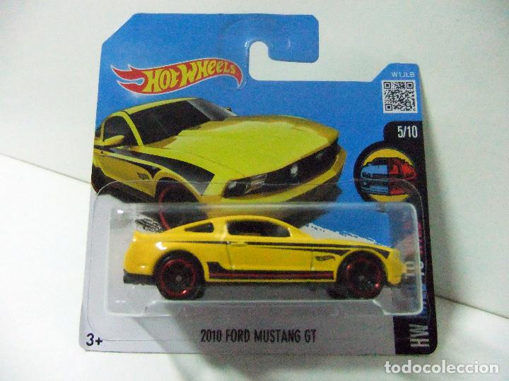 Carros em escala Hot Wheels: 2010 FORD MUSTANG GT - HOT WHEELS MATTEL HW WILD TO WILD 2016 - ESCALA 1:64 - COCHE AUTOM&Oacute;VIL