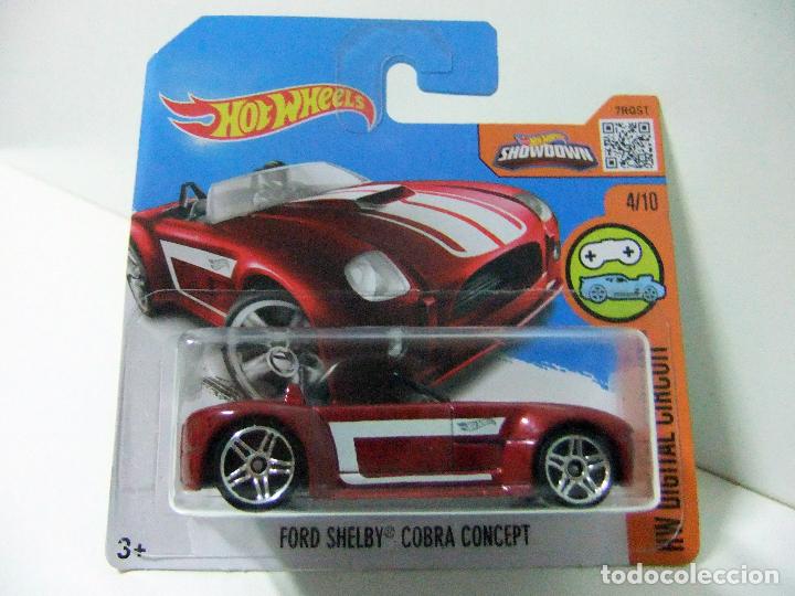 Carros em escala Hot Wheels: FORD SHELBY COBRA CONCEPT - HOT WHEELS MATTEL HW DIGITAL CIRCUIT 2016 ESCALA 1:64 - COCHE MINIATURA