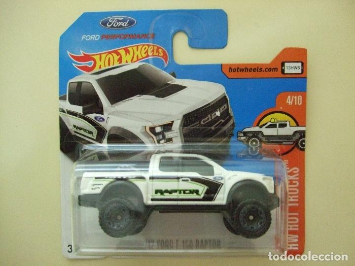 Auto in scala Hot Wheels: &acute;17 FORD F-150 RAPTOR - HOT WHEELS HW HOT TRUCKS 2017 - ESCALA 1:64 COCHE PICK UP PICKUP F150
