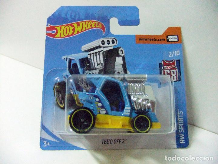 Auto in scala Hot Wheels: TEE&acute;D OFF 2 GOLF - HOT WHEELS MATTEL HW SPORTS A&Ntilde;O 2018 - ESCALA 1:64 APROX. - COCHE