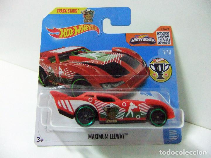 Auto in scala Hot Wheels: MAXIMUM LEEWAY HOT WHEELS MATTEL HW GAMES 2016 TRACK STARS - ESCALA 1:64 COCHE JUGUETE DEPORTE BOXEO