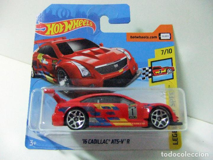 Carros em escala Hot Wheels: &acute;16 CADILLAC ATS-V R - HOT WHEELS MATTEL HW LEGENDS OF SPEED 2018 ESCALA 1:64 - COCHE AUTOM&Oacute;VIL